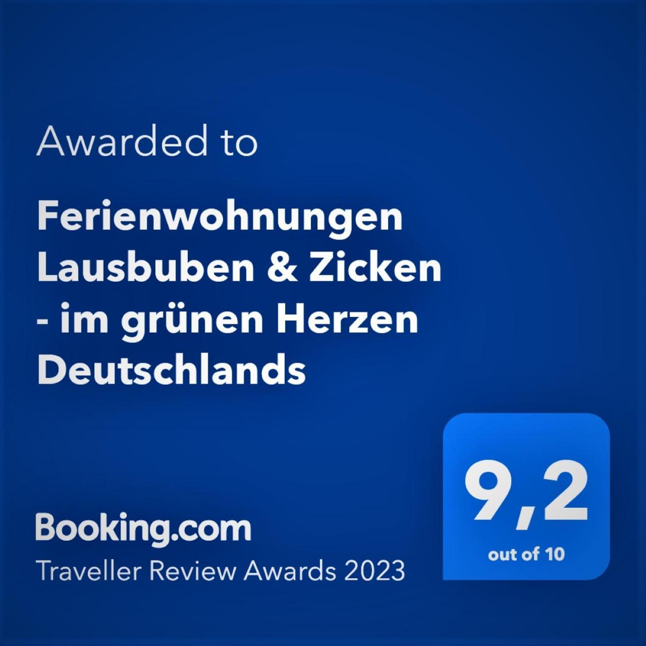 Ferienwohnungen Lausbuben & Zicken - Im Gruenen Herzen Deutschlands Herleshausen Buitenkant foto